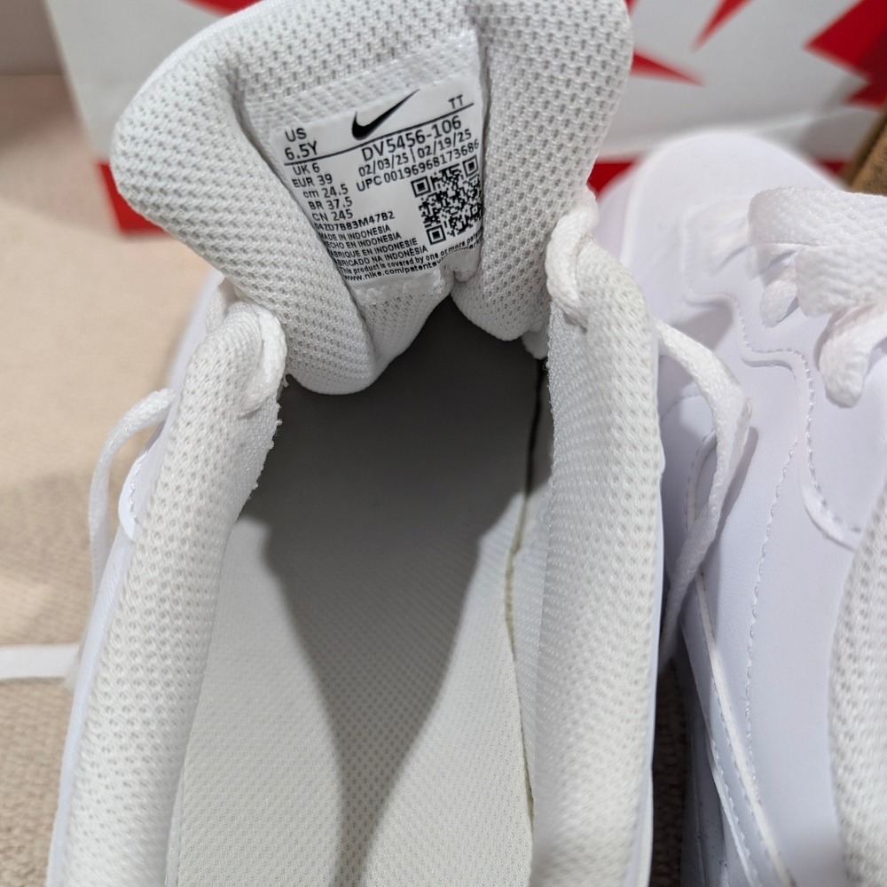 Nike Court Borough Low Recraft GS White Sneakers DV5456-106 Mens 6.5Y Womens 8 - Picture 9 of 13